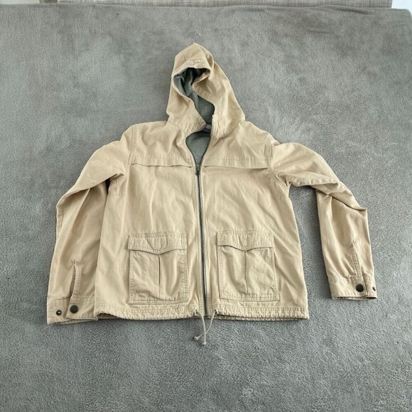 Columbia Sportswear Women Beige Hooded Jacket M 100%  1486 - Picture 1 of 8